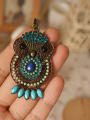 thumb Retro Bird Shape Stone Necklace 2