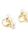 thumb Stainless Steel With Imitation pearl classic Earrings 2