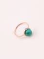 thumb Rose Gold Plated Turquoise Ring 0