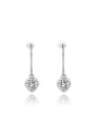 thumb Women All-match Heart Shaped Drop Earrings 0