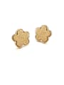 thumb New Summer Frosted Flower stud Earring 1