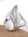 thumb Women Elegant Swan Shaped Opal Ring 1