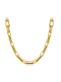 thumb Personalized 18K Gold Plated Copper Long Necklace 0
