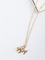 thumb Lovely 16K Gold Plated Horse Shaped Necklace 0