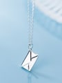 thumb 925 Sterling Silver With  Classic Love letter Geometric Necklaces 0