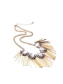 thumb Exaggerate Tassel Alloy Necklace 2