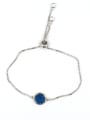 thumb Simple Blue Natural Crystal Adjustable Bracelet 1