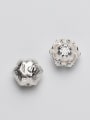 thumb 925 Sterling Silver With Silver Plated Fashion Flower Charms 2