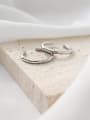 thumb 925 Sterling Silve  Simple and smooth English free size rings 1