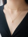 thumb 925 Sterling Silver With 18k Gold Plated Simplistic Necklaces 3