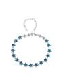 thumb Simple Blue austrian Crystals Stars Bracelet 0