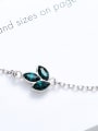 thumb S925 Silver Leaf-shaped Bracelet 2