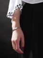 thumb Fashionable Geometric Shaped Silver Plated Bracelet 1
