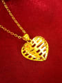 thumb 24K Gold Plated Heart Shaped Necklace 0