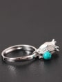 thumb Creative Retro Style Small Flower Opening Ring 1