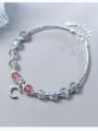 thumb 925 Sterling Silver With a mosaic moon Add-a-bead Bracelets 0