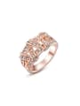 thumb Elegant Rose Gold Plated Austria Crystal Ring 0