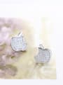 thumb Creative Apple Shaped Fashion Stud Earrings 2