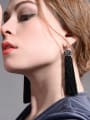 thumb Elegant Long Tassel Temperament Fashion Drop Earrings 3