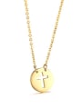 thumb Exquisite simple hollow cross Stainless Steel Necklace 0