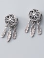 thumb 925 Sterling Silver With Antique Silver Plated Vintage Flower Charms 0