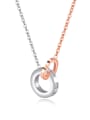 thumb Stainless Steel With Rose Gold Plated Fashion Heart Necklaces 0