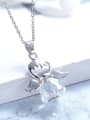 thumb Angel-shaped Crystal Necklace 2