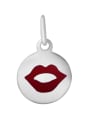 thumb Stainless Steel With round with red lips Charms 0