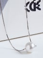 thumb 2018 2018 2018 2018 S925 Silver Pearl Necklace 0
