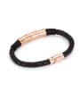 thumb Stainless Steel Female Leather Bracelets 0