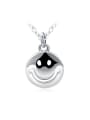 thumb Temperament Smiling Face 925 Silver Necklace 0