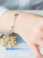 thumb S925 Silver Vintage Copper Coin Bell Fashionable and Sweet Bracelet 1