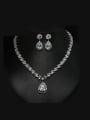 thumb Wedding Party  Water Drop Shaped  Two Pieces Set 0
