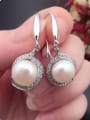 thumb Fashion Freshwater Pearl Water Drop shaped hook earring 1