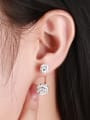 thumb Exquisite Gold Plated Ball Shaped Rhinestone Stud Earrings 1