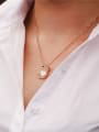 thumb Little Bear Shell Pendant Clavicle Necklace 1