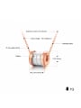 thumb Stainless Steel With Rose Gold Plated Fashion Geometric Necklaces 2