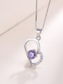 thumb Purple Heart Pendant 0