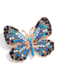 thumb Alloy With Rhinestone Fashion Butterfly Brooches 1