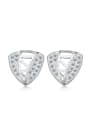 thumb New Design Geometric-shape Zircon Stud Earrings 0