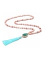 thumb Crystal Beads Western Style Retro Sweater Necklace 0