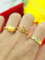 thumb Gold Plated S Shaped Women Ring 2