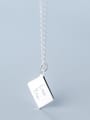 thumb 925 Sterling Silver With  Classic Love letter Geometric Necklaces 1