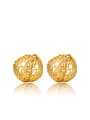 thumb Copper Alloy 24K Gold Plated Ethnic style Hollow Clip clip on earring 0