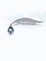 thumb austrian Crystals Leaf-shaped Brooch 0