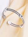 thumb Stainless Steel Crystal Bangle 3