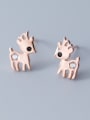 thumb Sterling Silver cute deer Mini earnail 1