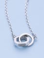 thumb Double Circle Necklace 0
