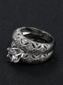 thumb Hollow Two Pieces Hot Selling White Women Ring 3