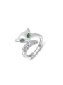 thumb Green Austria Crystal Fox Shaped Ring 0
